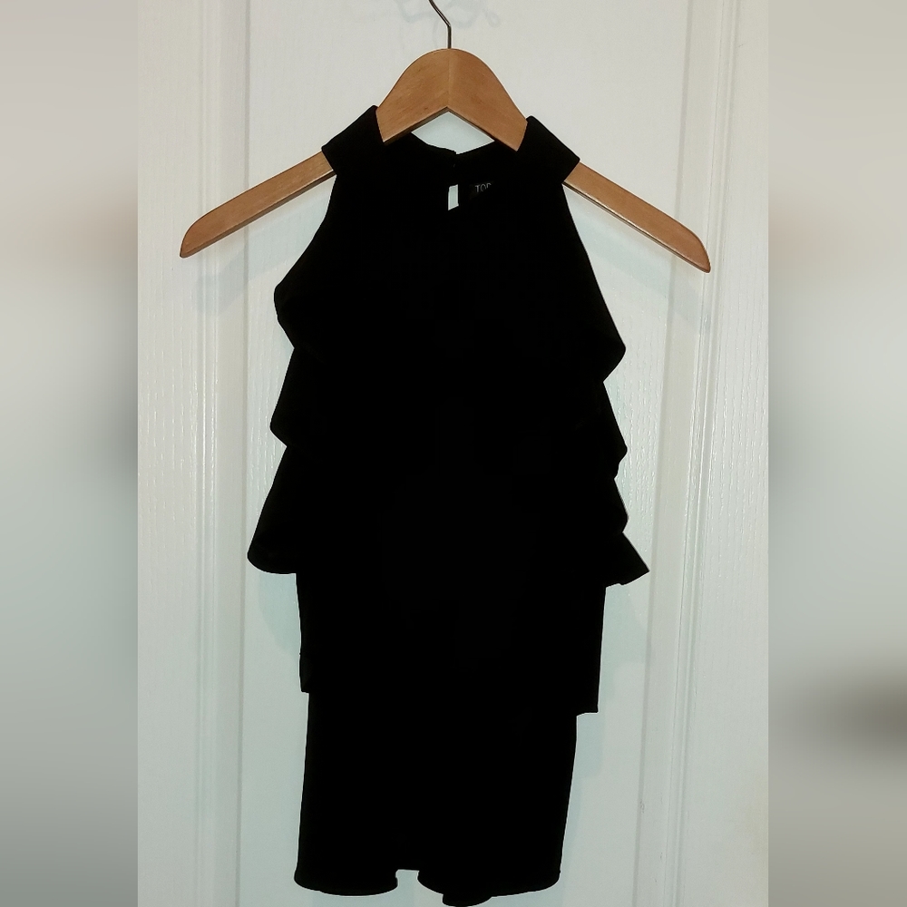 Topshop Cold Shoulder Top, Size 4